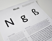 Nicole – Typeface design