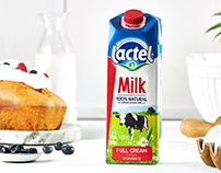 Lactel Vitamin D Milk | Food Products Photography