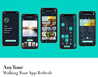 AnyTour - Walking tour app Facelift