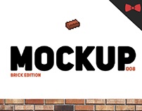 Free Mockup #008 - Brick Edition