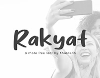 Rakyat free font for commercial use