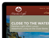 Website for Marshes Light Waterfront Community