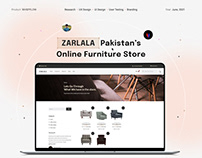 Furniture Store | ZARLALA | Case Study