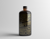 Coffee Bottle Packaging Mock-Up