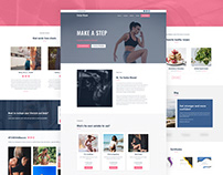 Fitness Trainer Website Template