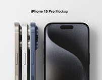 iPhone 15 Pro Mockup