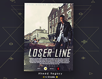 LOSER LINE Action Movie Poster