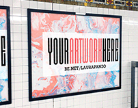 Free NYC Subway Ad Mockup .PSD Set