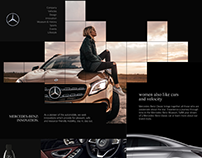 Concept Mercedes Website