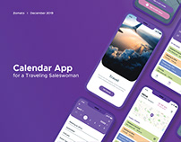 Calendar App for a Traveling Saleswoman