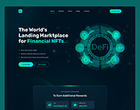 DeFi Platform Landing Page