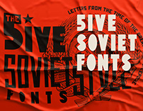 Five Soviet Fonts