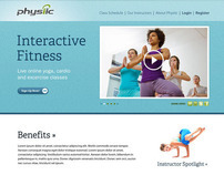 Online Fitness & Yoga Video Website