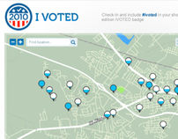 I Voted - Foursquare election site