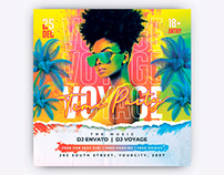 Voyage Time Party Flyer Template