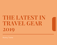 The Latest in Travel Gear 2019