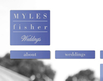 Myles Fisher Weddings Website