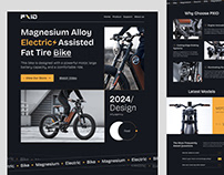 Bike Selling Landing Page Design