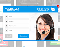 POPUP FORM Lead Generation Form, Subscriber Form