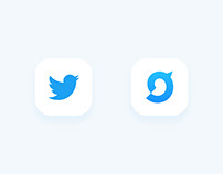 Twitter logo redesign concept
