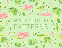 Watercolor patterns 2017