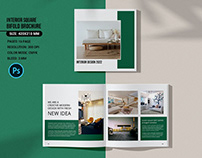 Square Bifold Interior Brochure