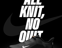 Nike shoes poster design in photoshop