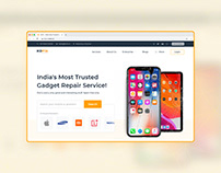 KoFix - Website UI/UX - Online Mobile Repair Company