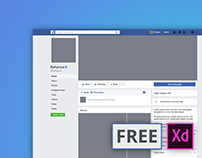Facebook Desktop Page GUI