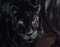 Jaguar - Painting Acrylic
