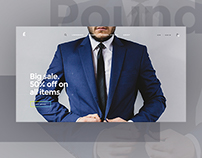 Pound. E-commerce Concept