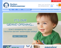 Gerber Childrenswear Website