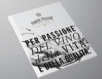 Brochure design | Podere Italiano - Italian wine
