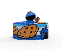 Cookie Monster's Trash Bin
