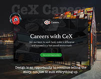 Career Website concept design.