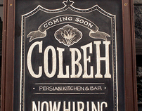Colbeh Chalk Lettering