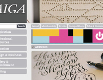 AIGA Website Concept