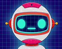 ADA robot character design and animation