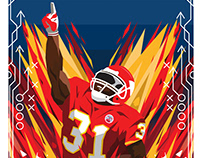 Chiefs Priest Holmes poster