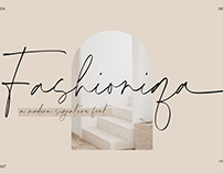 Fashioniqa A Modern Signature Font