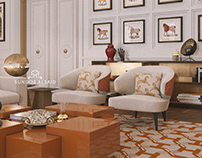 Hermès living room design