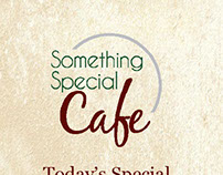Something Special Cafe: Paper menu