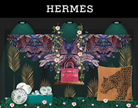 Hermès- Window Display Design AW 20/21