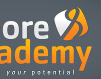 Moore Academy Corporate ID, Webdesign and styling