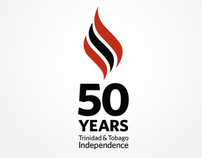 Trinidad & Tobago 50th Anniversary of Independence Logo