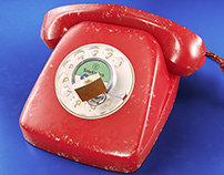 Phone Block Vintage