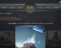 Rain Salon and Spa Website Design