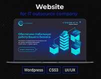 Website design for IT outsource company