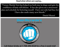 Victory MMA Flyer (front side)