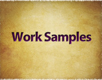 General Work Samples
